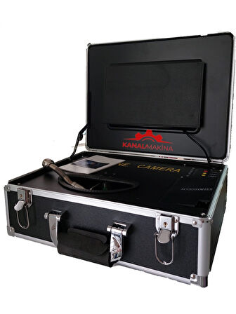 KANAL MAKİNAKANAL GÖZLEM KAMERASI H10+ - 9'' 25 MT KABLO SİNYAL VERİCİLİ