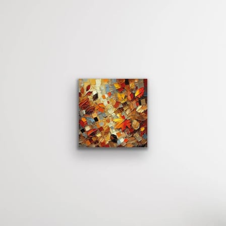 Sonbahar Mevsimi Temalı Kanvas Tablo 60x60 cm