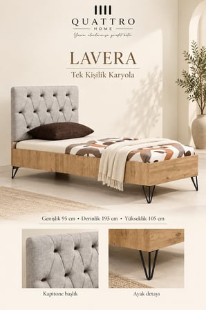Lavera Tek Kişilik Karyola