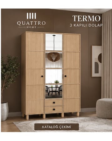 TERMO 3 KAPAKLI DOLAP