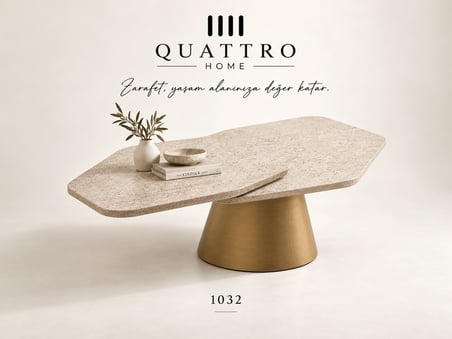 Lunessa 1032 Taş Görünümlü Orta Sehpa