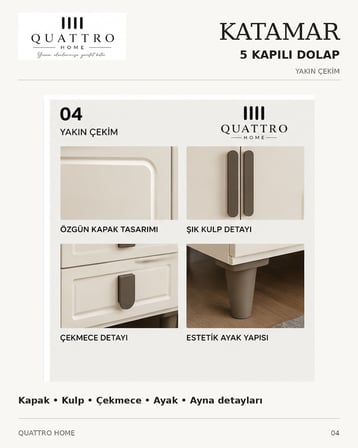KATAMAR 5 KAPAKLI DOLAP