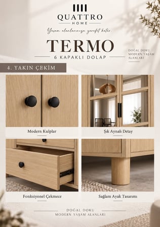 TERMO 6 KAPAKLI DOLAP