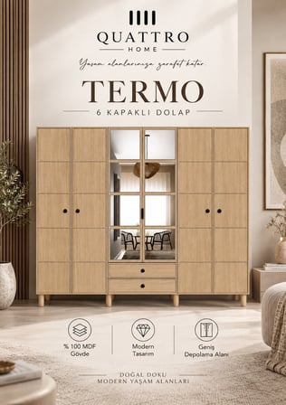 TERMO 6 KAPAKLI DOLAP