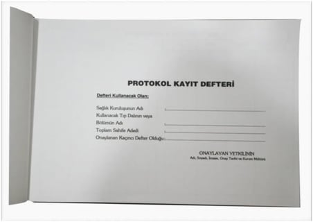 PROTOKOL KAYIT DEFTERİ 400 YAPRAK SERT KAPAKLI
