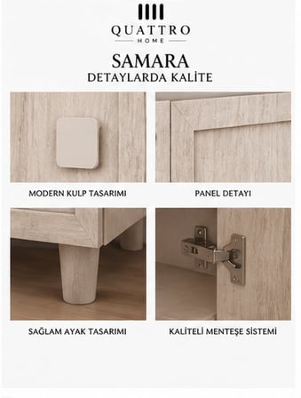 SAMARA 2 KAPAKLI DOLAP