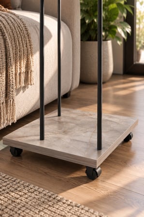SuloraHome Tekerlekli Laptop ve Servis Sehpası