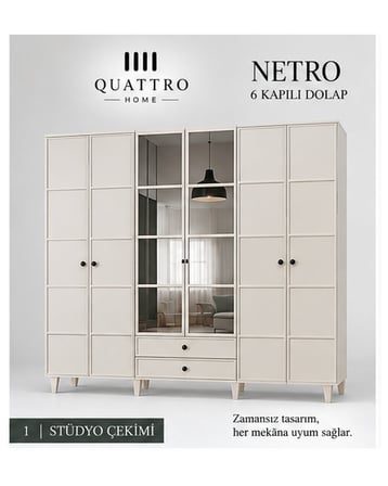 NETRO 6 KAPAKLI DOLAP