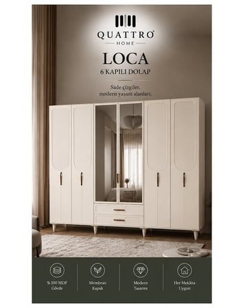LOCA 6 KAPAKLI DOLAP
