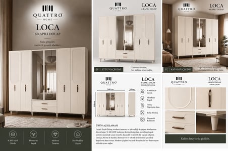 LOCA 6 KAPAKLI DOLAP