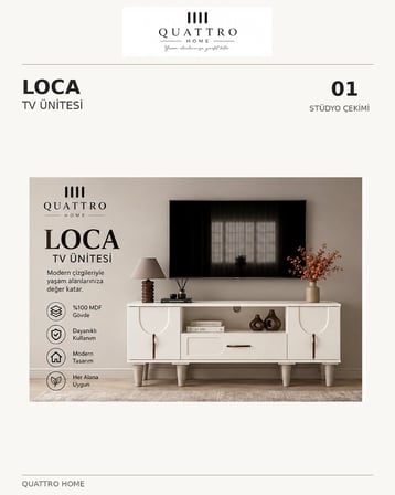 LOCA TV ÜNİTESİ SEHPASI