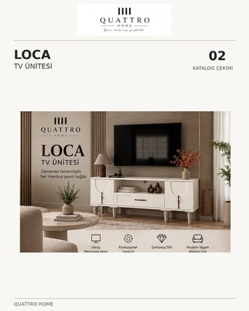 LOCA TV ÜNİTESİ SEHPASI