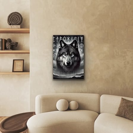 Asil Kurt Temalı Kanvas Tablo 70x100cm