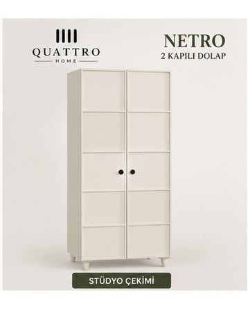 NETRO 2 KAPAKLI DOLAP