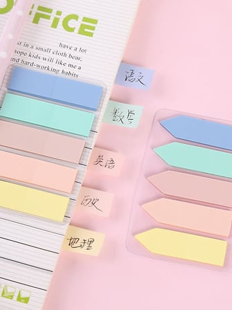 Sticky Notes Şeffaf Renkli Yapışkan Not Kağıtları Film İndeks (Renk 4)
