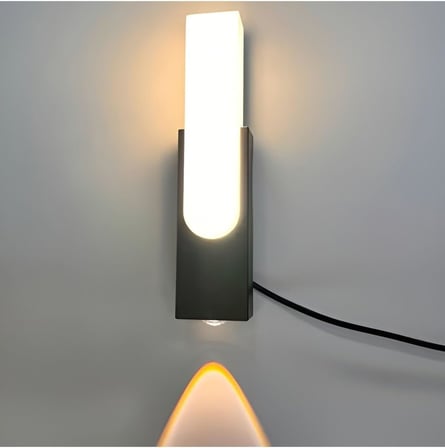10W Hawai Led Aplik 950Lm 3200K - Gün Işığı Ct-7067,Siyah,