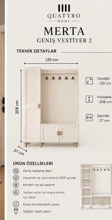 MERTA GENİŞ VESTİYER