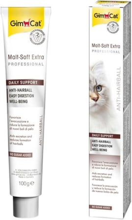 GimCat Malt Soft Extra Vitamin Kombinasyonu 100gr – Tüy Yumağı Önleyici