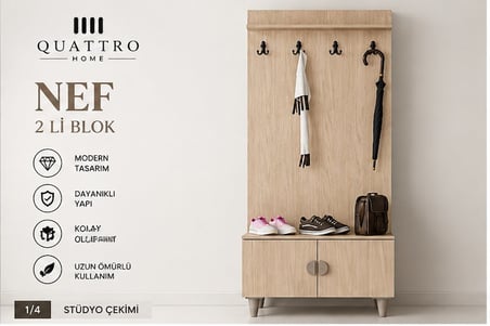 NEF VESTİYER PORTMANTO