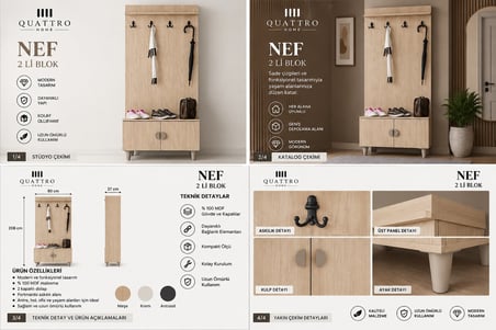 NEF VESTİYER PORTMANTO