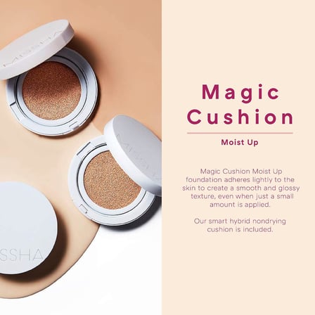 MISSHA Aydınlık Görünüm Sunan SPF50+ PA+++ Cushion Fondöten 15g Magic Cushion Moist Up no.23