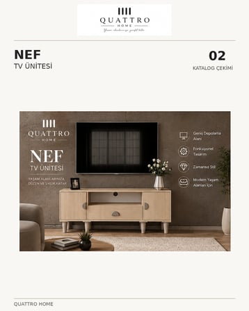 NEF TV ÜNİTESİ SEHPASI