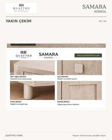 SAMARA KONSOL MEŞE KREM