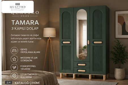 TAMARA 3 KAPAKLI DOLAP
