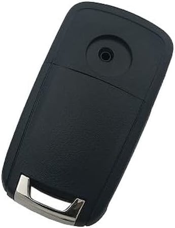 AutoHan Keys Astra J, Insignia, Corsa E için 2 Butonlu Anahtar Kabı, Siyah, Anahtar Kasası