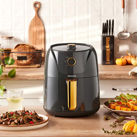 Homend Airfryday 2505H 8 Farklı Programlı, 4,3 Litre Airfryer