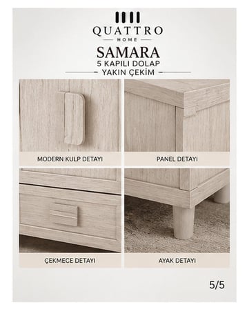 SAMARA 5 KAPAKLI DOLAP