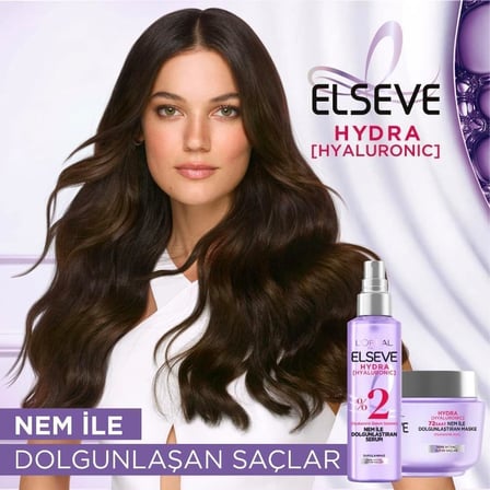 L’Oréal Paris Elseve Hydra [Hyaluronic] 72 Saat Nem ile Dolgunlaştıran Maske 300ml