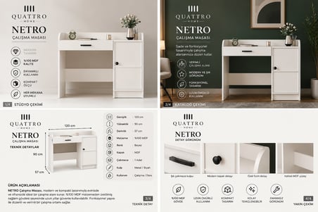 NETRO ÇALIŞMA MASASI