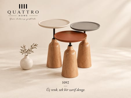Lunera 1092 Üçlü Zigon Sehpa