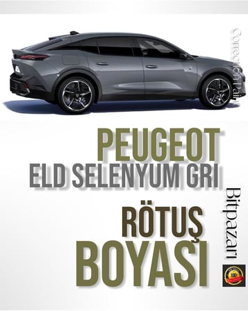 Selenyum Gri ELD ile Uyumlu Profesyonel Rötüş Boyası, 20ml, Fırçalı