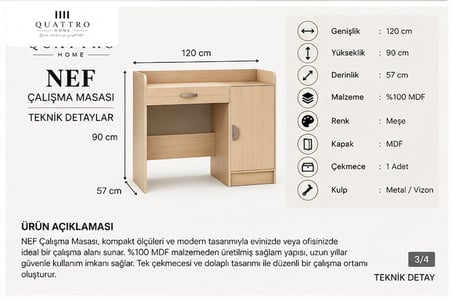 NEF ÇALIŞMA MASASI