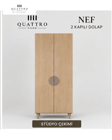 NEF 2 KAPAKLI DOLAP