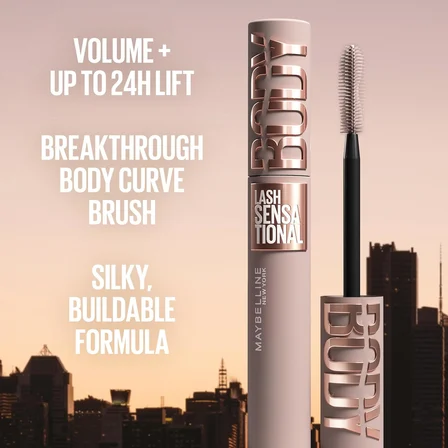 New York Lash Sensational Body Maskara - Hacimli ve Gün Boyu Kalkık Görünen Kirpikler