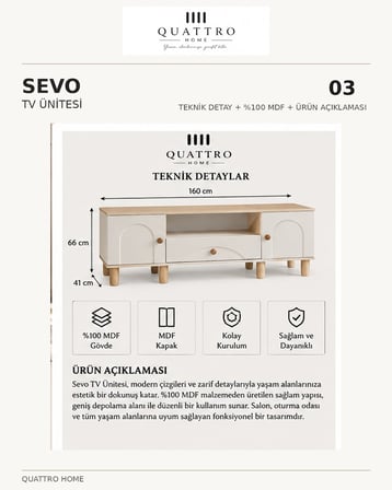 SEVO TV ÜNİTESİ