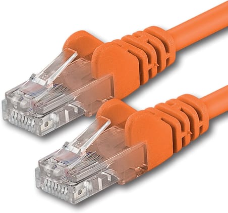 7,5 m - turuncu - 1 adet - CAT.6 CAT6 Ethernet LAN ağ kablosu 1000 Mbit/s Patch kablosu