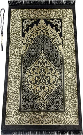Silindir Kutu Seccade Seti (Siyah Kabeli)