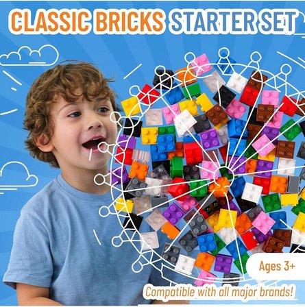 2x2 Yapı Blok Seti 100 Parça – Standart Ölçülerle Uyumlu Renkli Mini Tuğla Seti – Yaratıcı Oyun ve Eğitim İçin, 3 Yaş Üzeri(Sıcak Renkler)