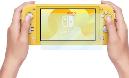 Nintendo Switch Lite ile Uyumlu Ekran Koruyucu 5.5 inç 9H Parlak Nano Koruma Oyun Konsolu