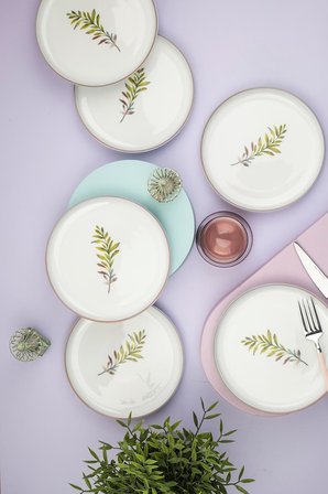 Moderna 6 Kişilik 19 Cm Pasta Takımı Comfort