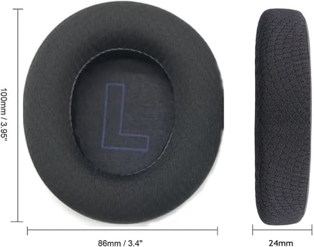Steelseries Arctis Nova 1/1X/1P/3/4/4P uyumlu Kulaklık pedi, sünger yastığı 4X/5/5P/5X/7/7X/7P Kulak Yastıkları,köpük minder-SİYAH