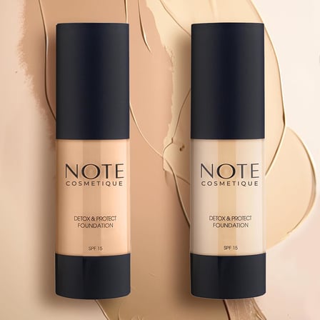 Cosmetics Detox &amp; Protect 02 Natural Beige Canlandırıcı Etkili SPF 15 Kapatıcı Fondöten