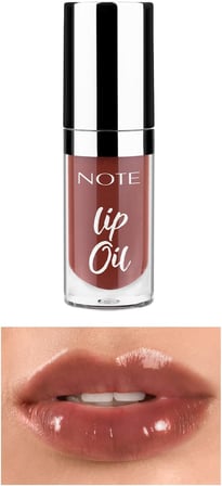 Cosmetics Lip Oil 60 Mocha Kiss Nemlendirici ve Parlatıcı Dudak Bakım Yağı, Kahverengi