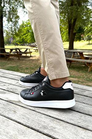 Unisex Sneakers Günlük Spor Ayakkabı SİYAH - BEYAZ