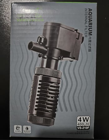 Venusaqua Vs-210F Akvaryum Iç Filtresi 400 Lt/h 4W