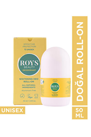 Roys Beauty Doğal Roll-on Unisex Beyazlatıcı Etki